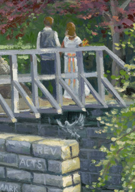 dove in Jack Dawson painting commitment