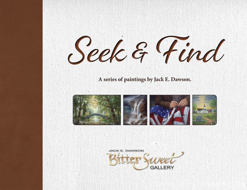 Seek & Find - A Series of Paintings by Jack E. Dawson - Book Cover - Second Edition 2021