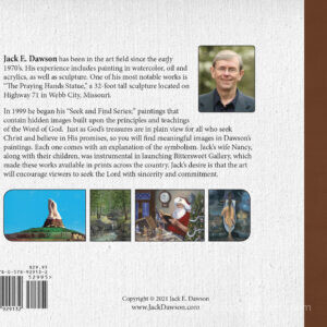 Seek & Find - A Series of Paintings by Jack E. Dawson - Book Cover - Second Edition 2021 - back