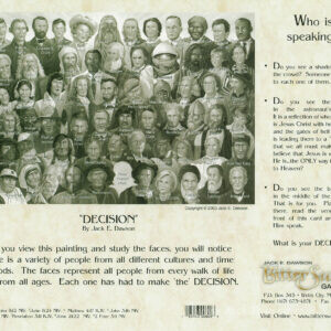 Decision by Jack E. Dawson 9x12 Card Back