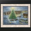 Hometown Christmas by Jack E. Dawson - 11x14 Framed