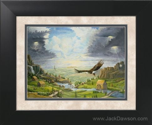 In the Twinkling of an Eye by Jack E. Dawson - 11x14 Framed