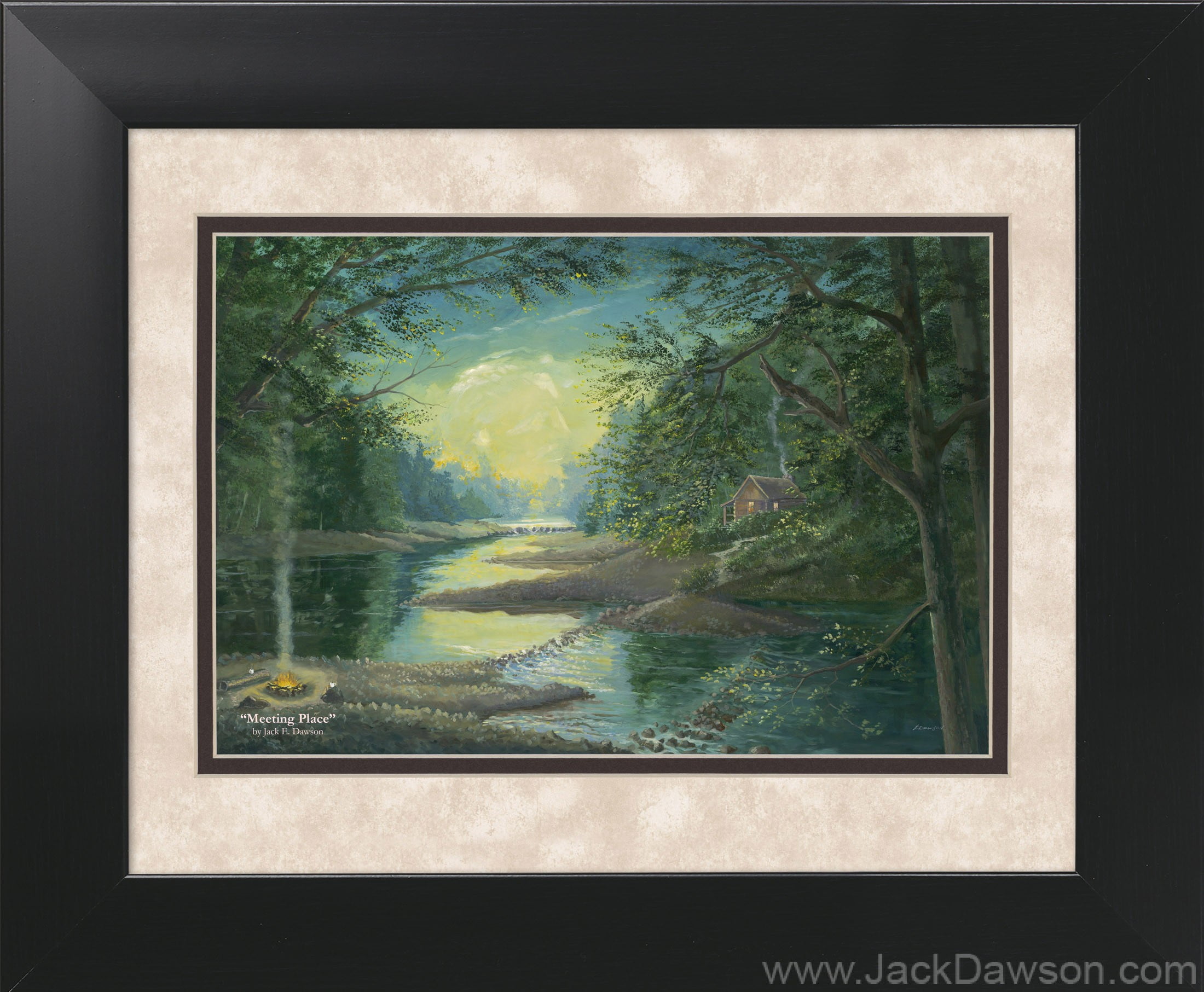 Meeting Place by Jack E. Dawson - 11x14 Framed