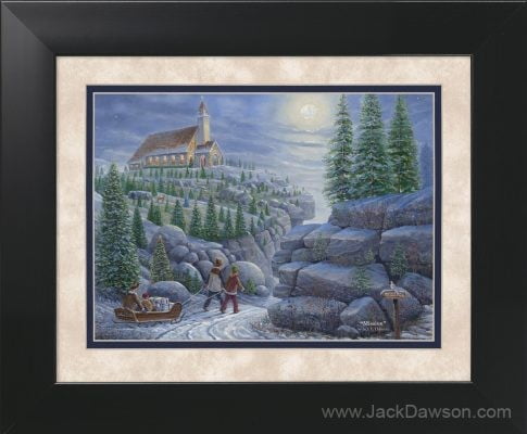 Mission by Jack E. Dawson - 11x14 Framed