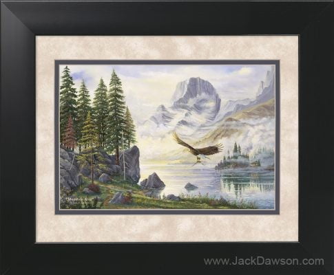 Mountain Altar by Jack E. Dawson - 11x14 Framed