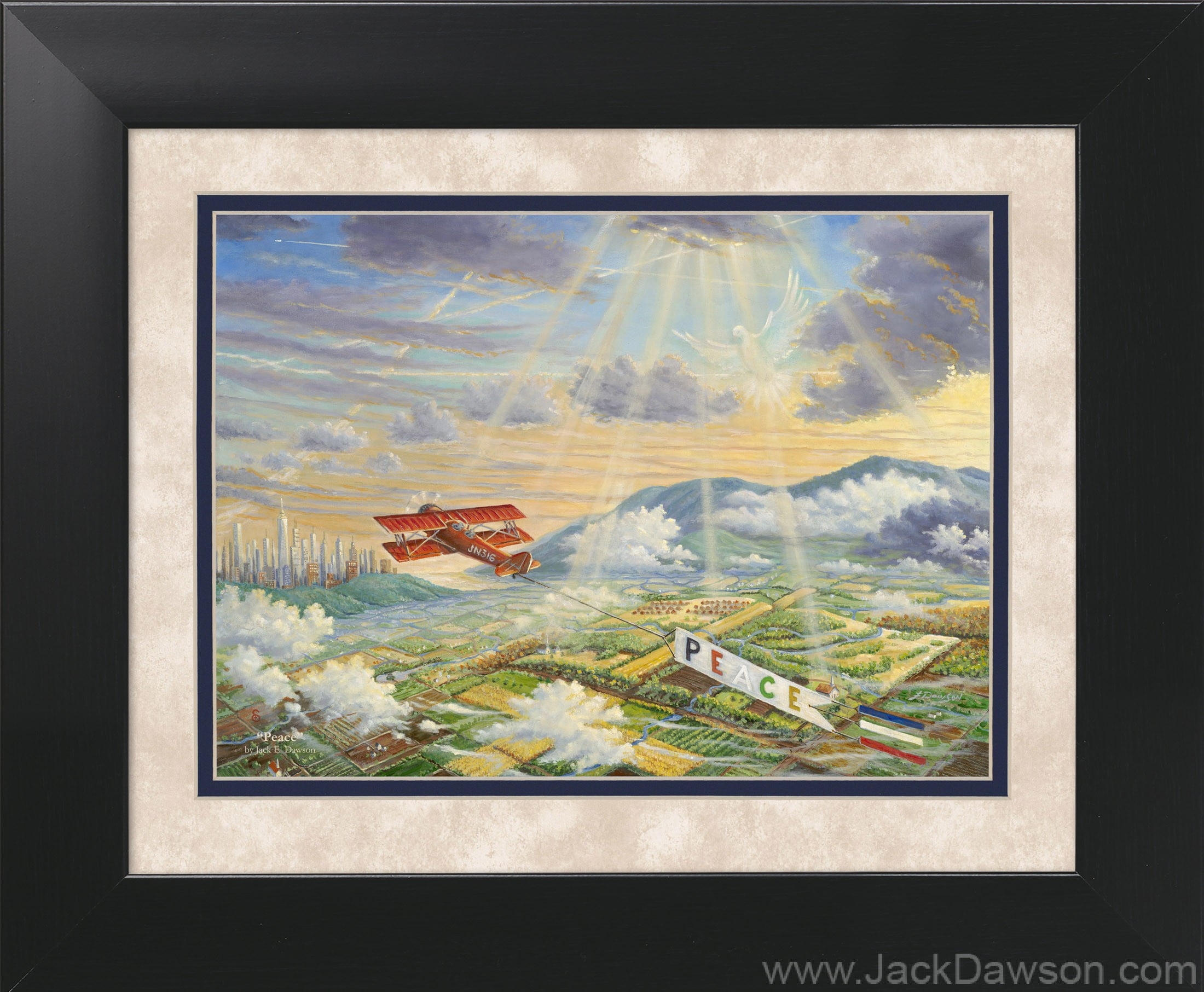 Peace by Jack E. Dawson - 11x14 Framed