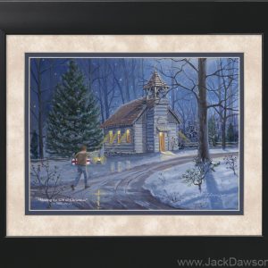 Sharing the Gift of Christmas by Jack E. Dawson - 11x14 Framed