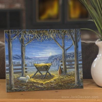 Baby Jesus by Jack E. Dawson- 8x10 Tile