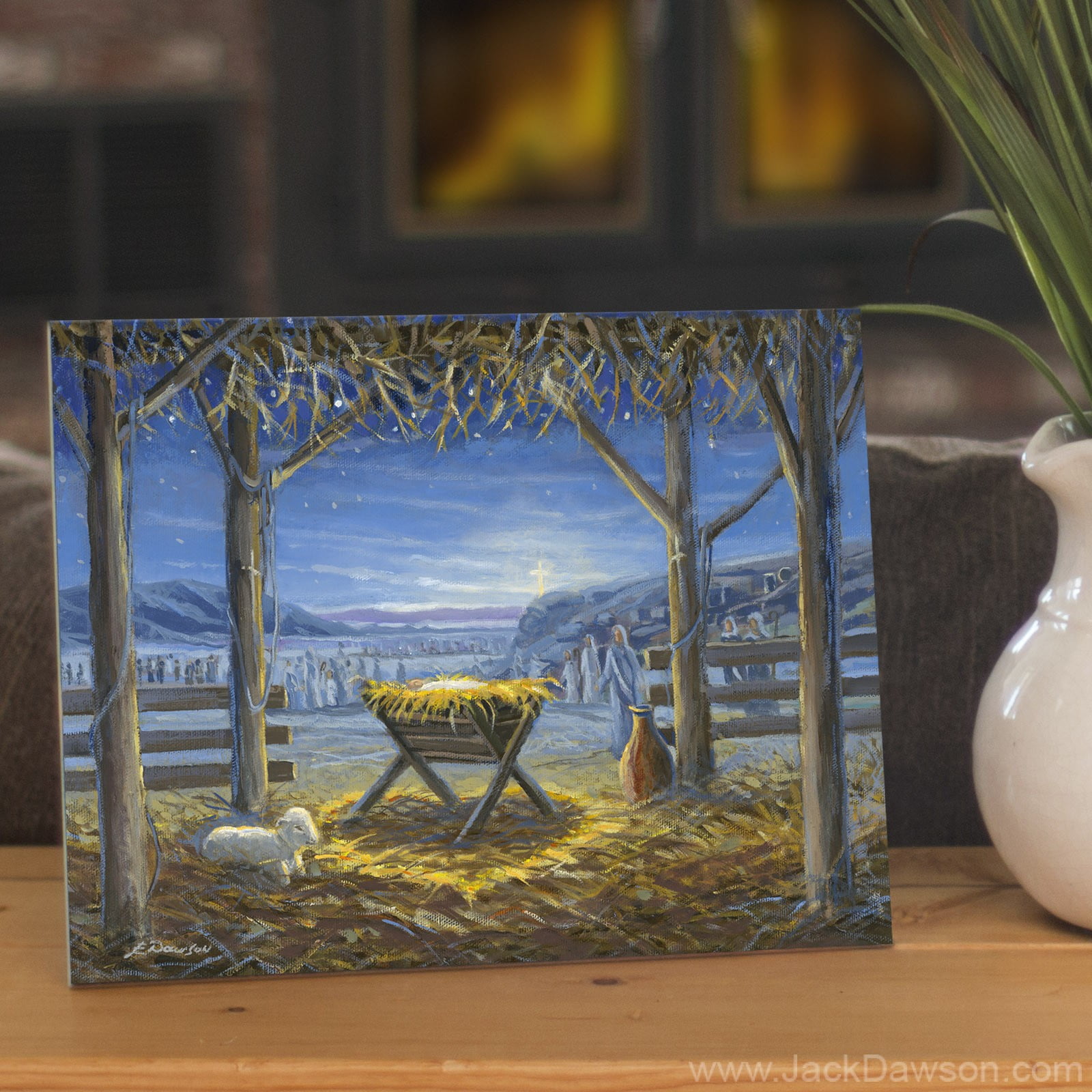 Baby Jesus by Jack E. Dawson- 8x10 Tile