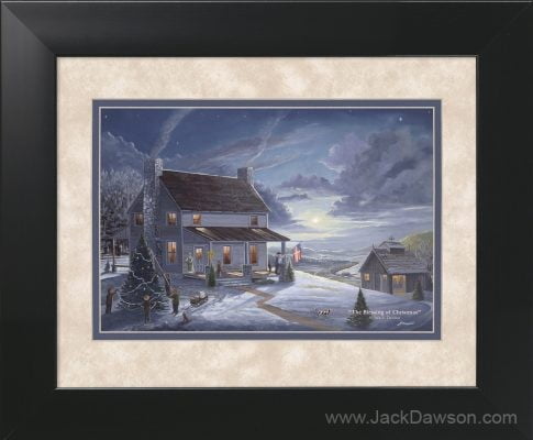 Blessing of Christmas by Jack E. Dawson - 11x14 Framed