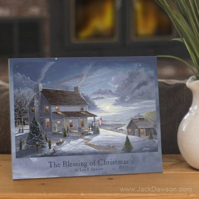 Blessing of Christmas by Jack E. Dawson - 8x10 Tile