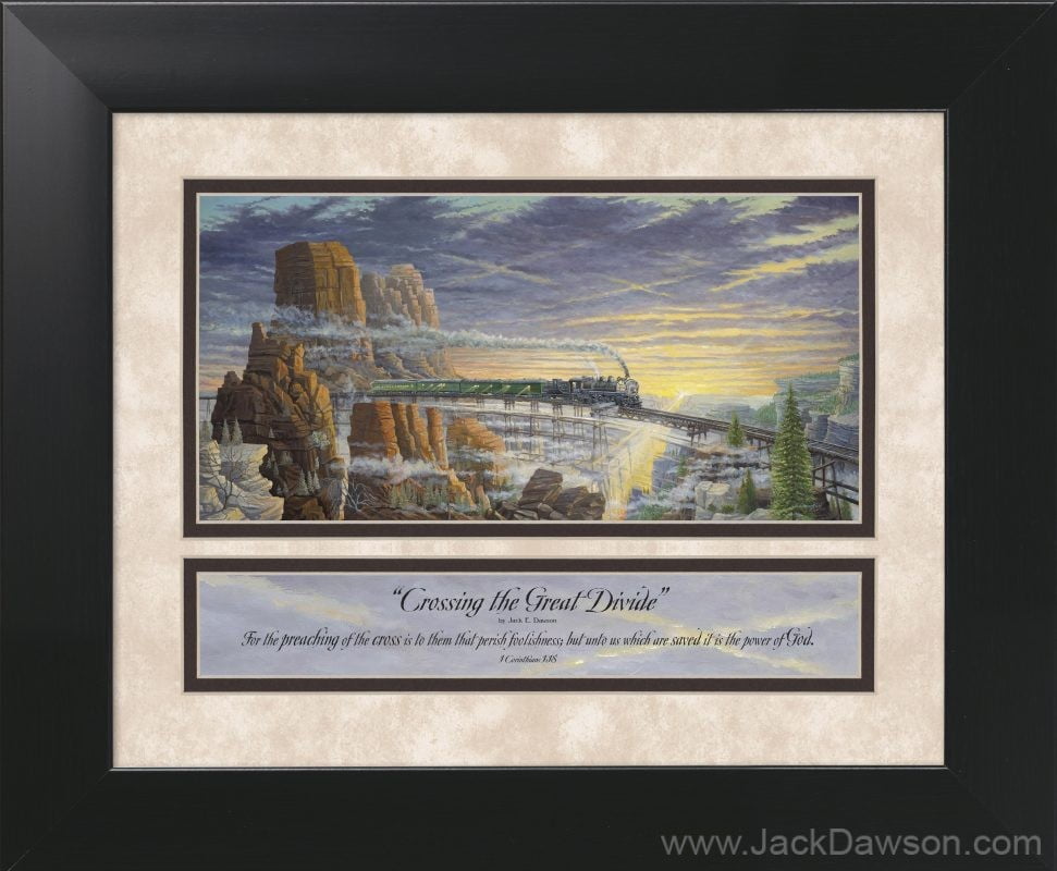 Crossing the Great Divide - Decorator Print