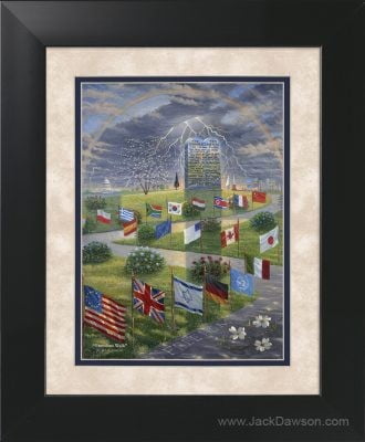 Freedom Walk by Jack E. Dawson - 11x14 Framed