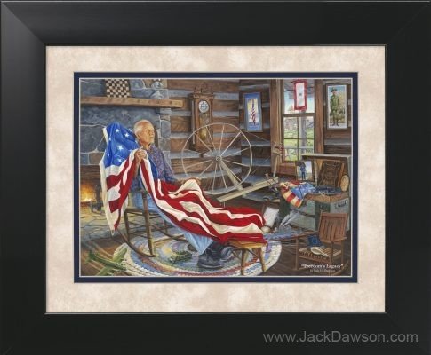 Freedom's Legacy by Jack E. Dawson - 11x14 Framed