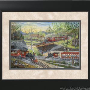 Frisco Silver Dollar Line by Jack E. Dawson - 11x14 Framed