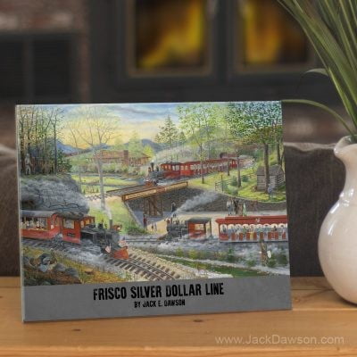 Frisco Silver Dollar Line by Jack E. Dawson - 8x10 Tile
