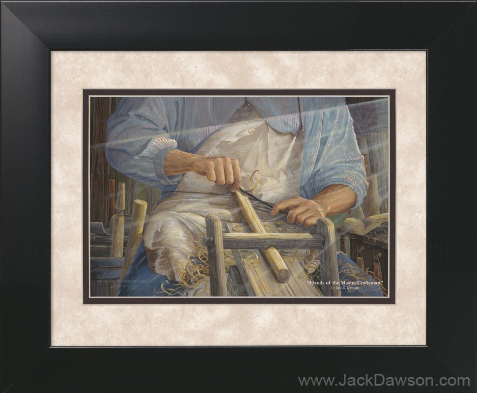 Hands of the Master Craftsman - Decorator Print