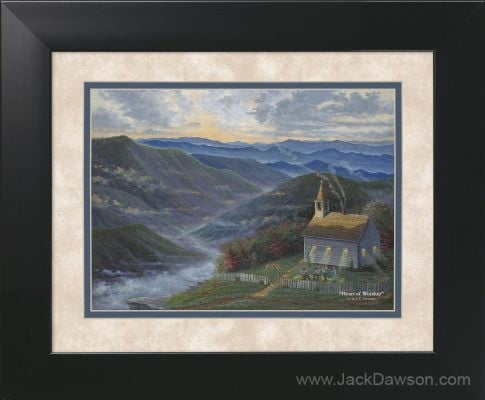 Heart of Worship by Jack E. Dawson - 11x14 Framed