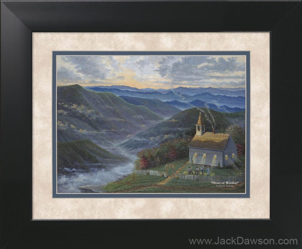 Heart of Worship - Decorator Print