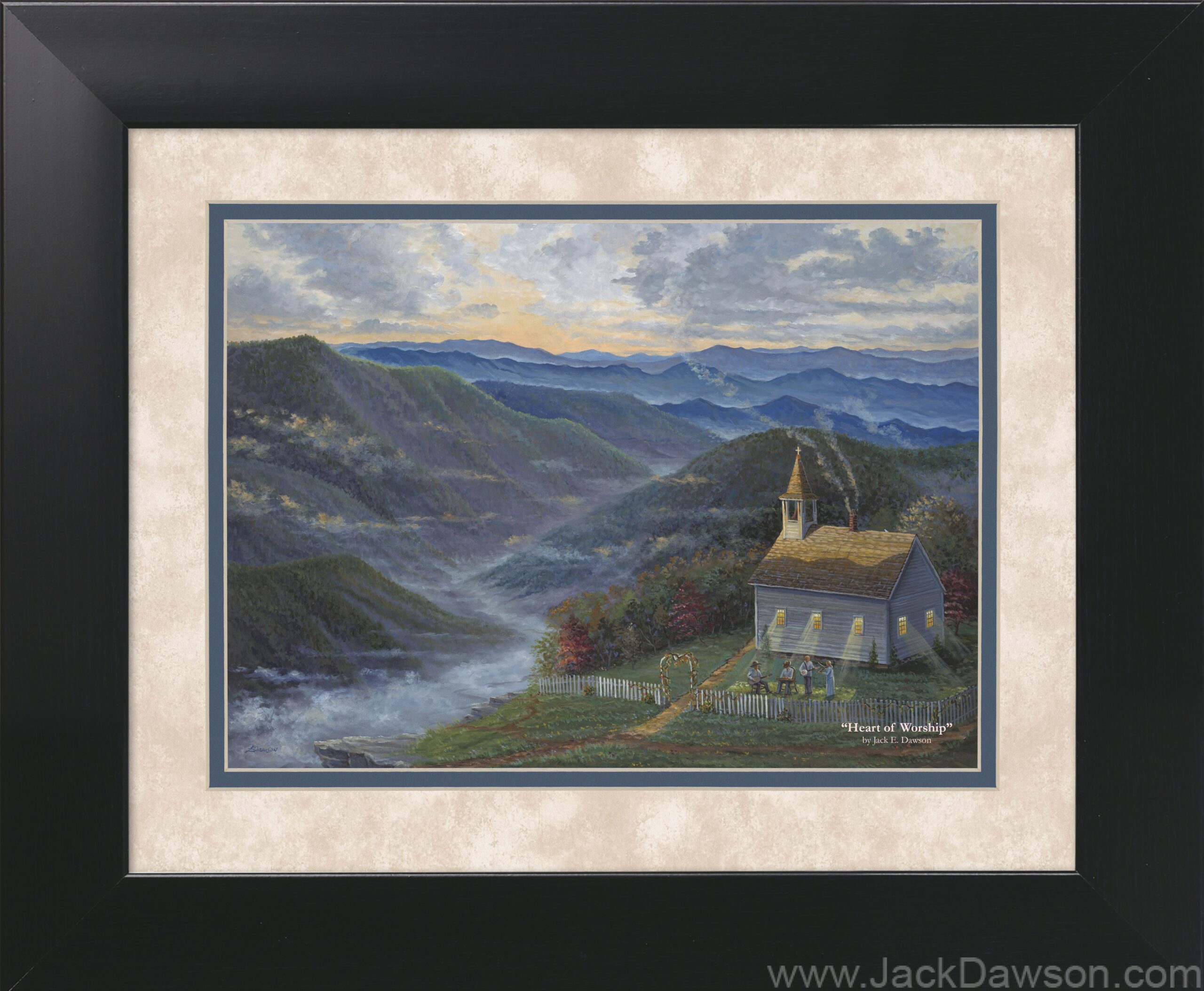 Heart of Worship by Jack E. Dawson - 11x14 Framed