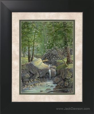His Eye is on the Sparrow by Jack E. Dawson - 11x14 Framed
