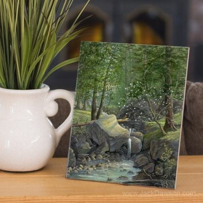 His Eye is on the Sparrow by Jack E. Dawson - 8x10 Tile