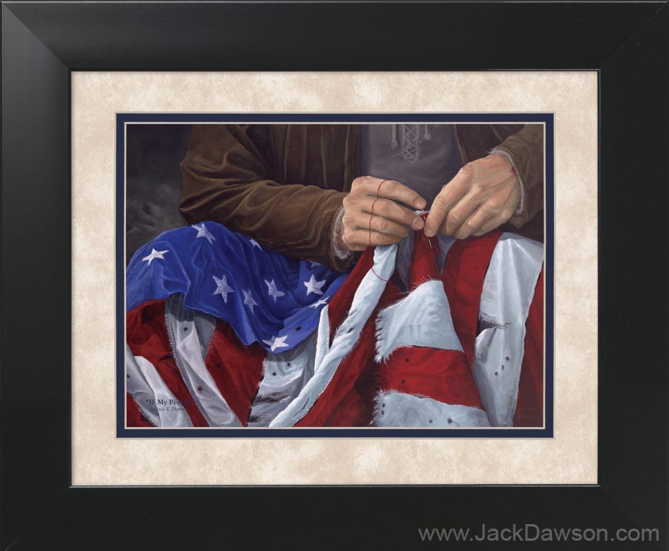 If My People by Jack E. Dawson - 11x14 Framed