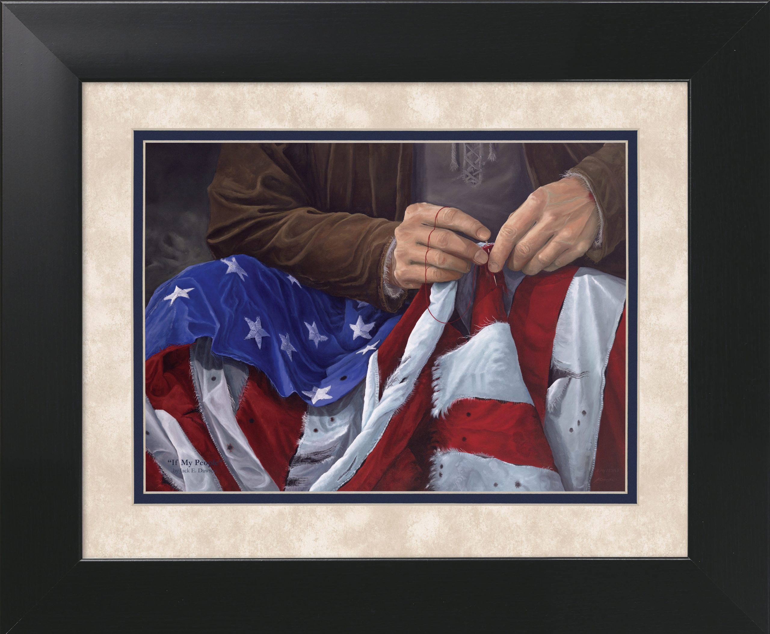 If My People by Jack E. Dawson - 11x14 Framed