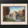 Jordan Creek Mill by Jack E. Dawson - 11x14 Framed