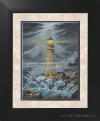Light in the Storm by Jack E. Dawson - 11x14 Framed