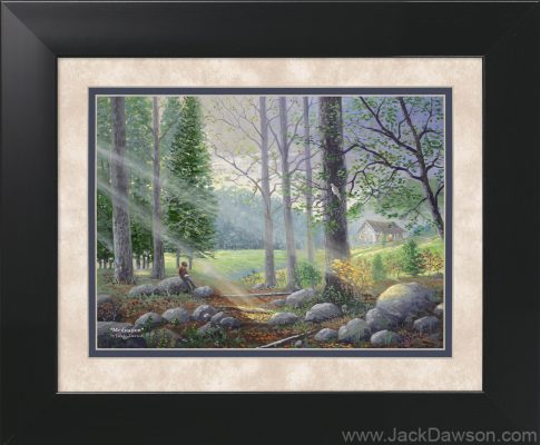 Meditation - 11x14 Framed by Jack E. Dawson