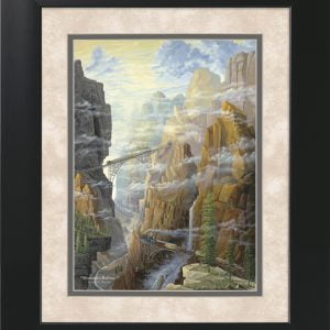 Mountain Railway by Jack E. Dawson - 11x14 Framed