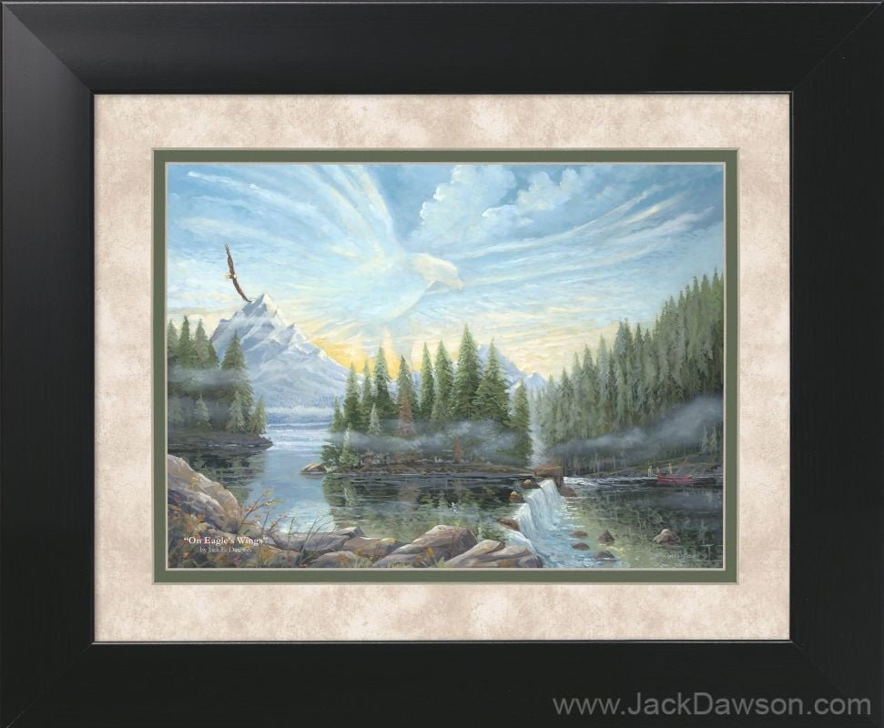 On Eagle's Wings - Decorator Print
