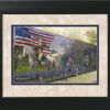 Reviewing the Troops by Jack E. Dawson - 11x14 Framed