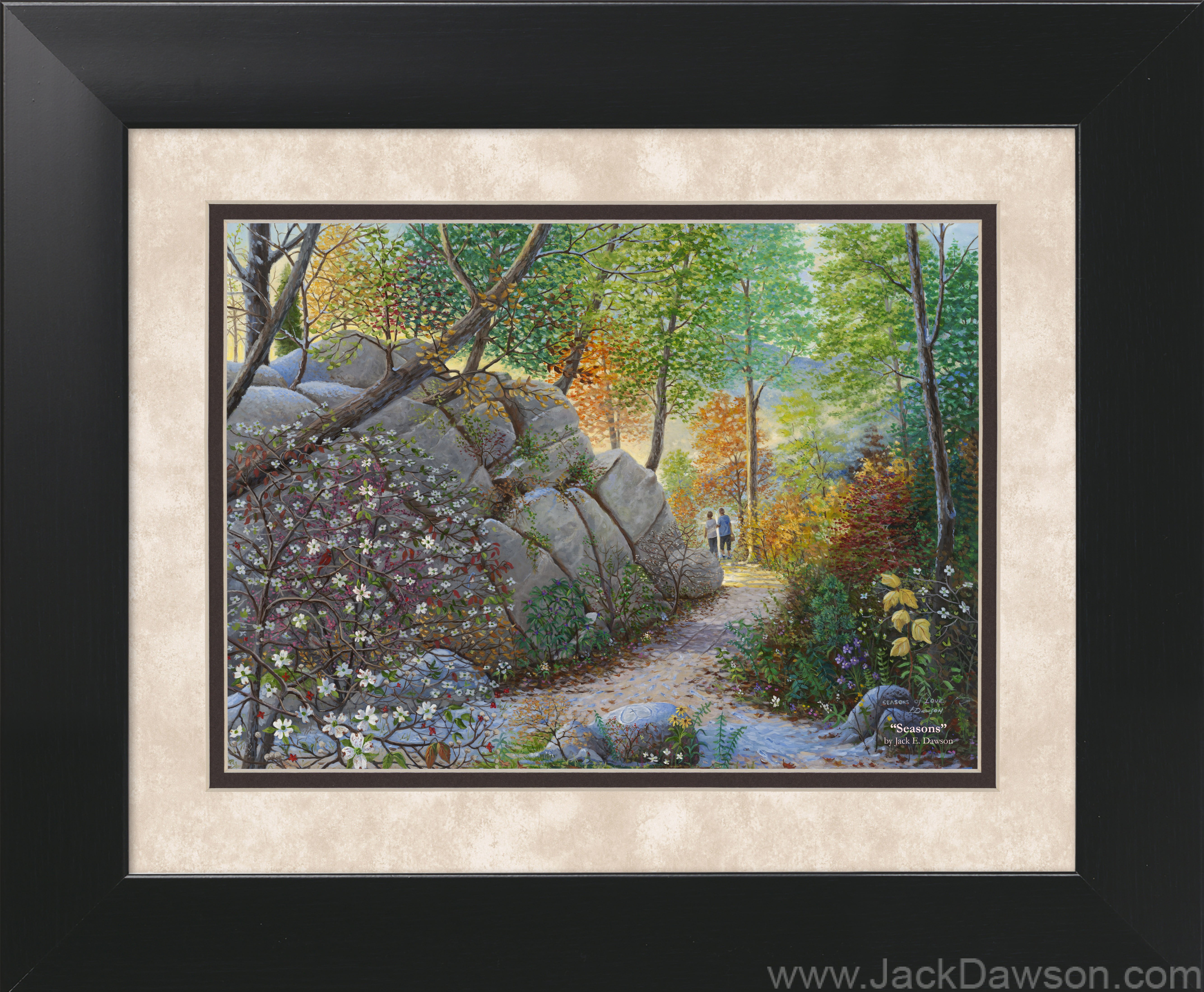 Seasons by Jack E. Dawson - 11x14 Framed