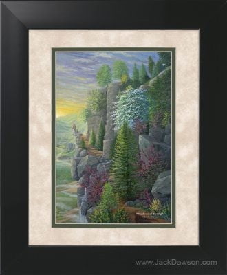 Shadows of Spring by Jack E. Dawson - 11x14 Framed