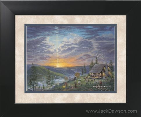 Singin on the Mountain by Jack E. Dawson - 11x14 Framed