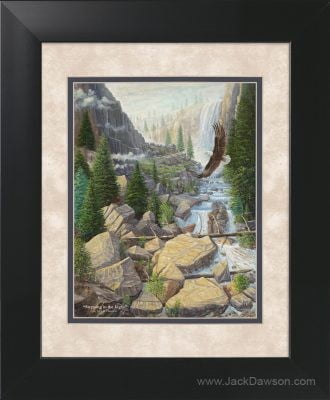 Stepping in the Light by Jack E. Dawson - 11x14 Framed