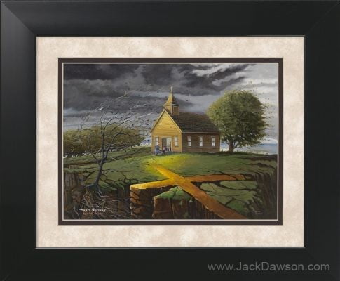 Storm Warning by Jack E. Dawson - 11x14 Framed