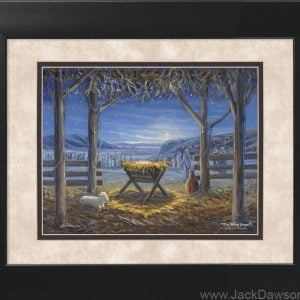 The Baby Jesus by Jack E. Dawson - 11x14 Framed
