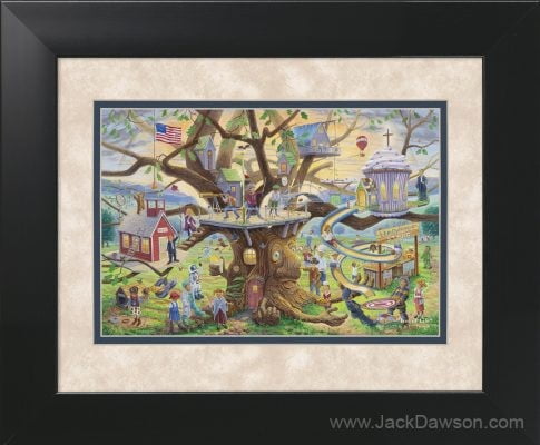 Tree of Life by Jack E. Dawson - 11x14 Framed