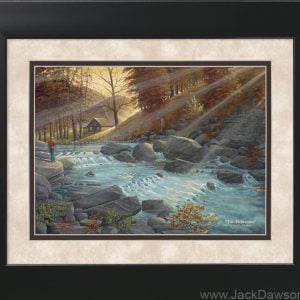 Two Fishermen by Jack E. Dawson - 11x14 Framed