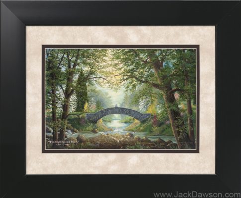 Two Shall Become One - 11x14 Framed by Jack E. Dawson