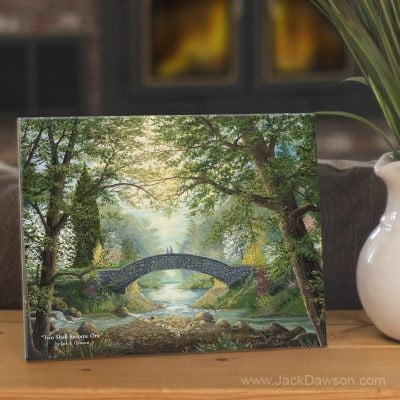 Two Shall Become One by Jack E. Dawson - 8x10 Tile