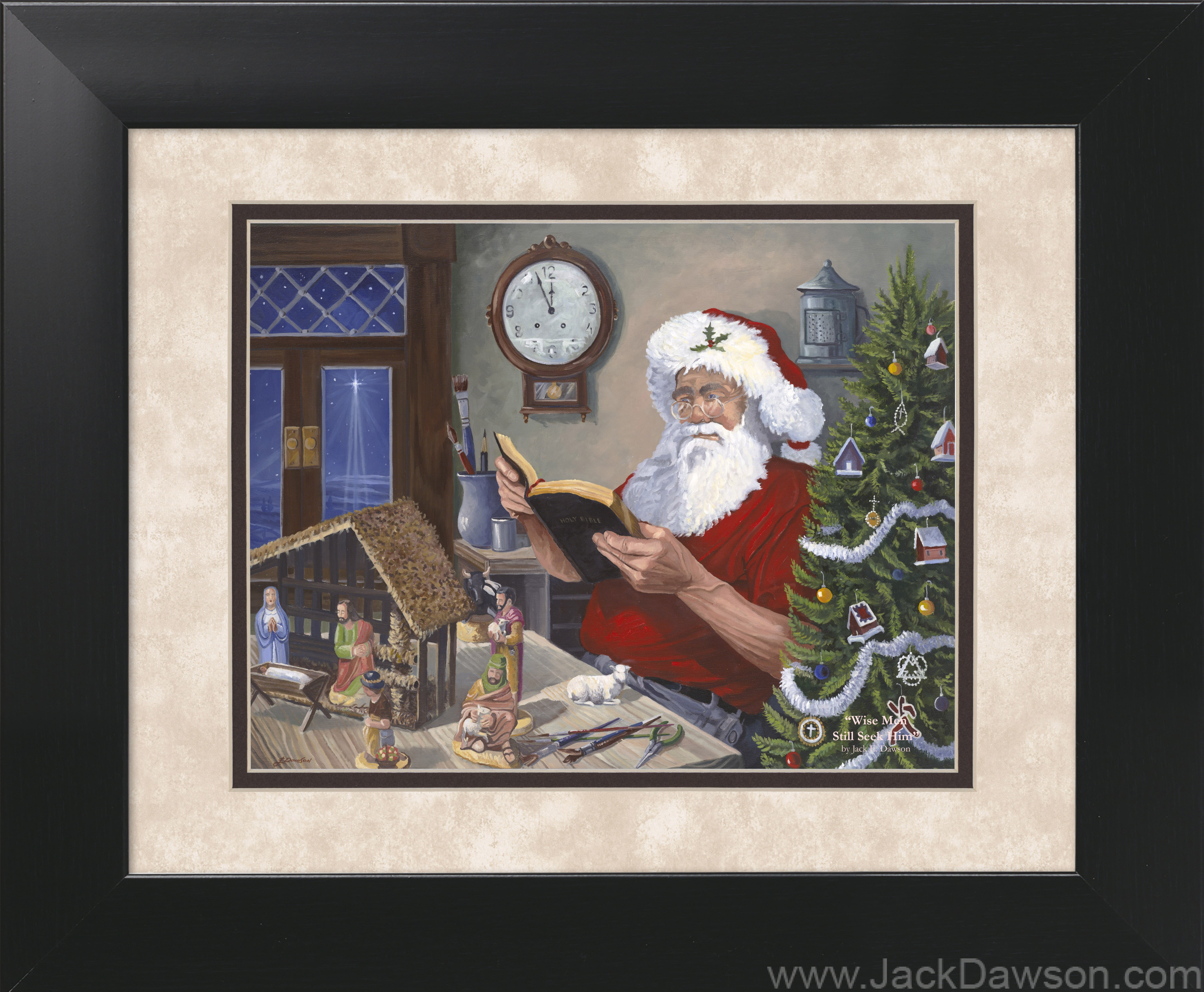 Wise Men Still Seek Him by Jack E. Dawson - 11x14 Framed