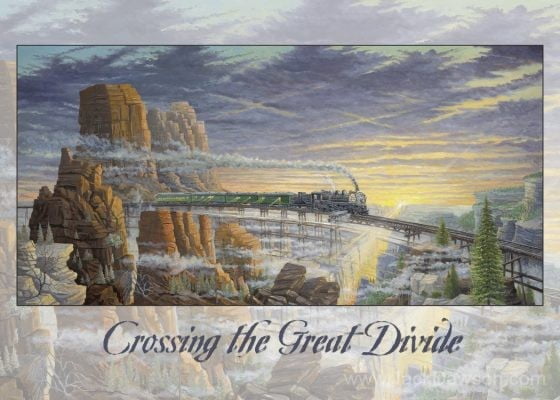 Crossing the Great Divide - 5x7 Card Inside
