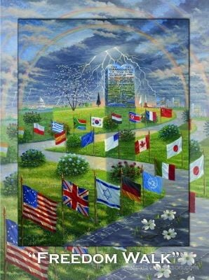 Freedom Walk - 9x12 Card Inside