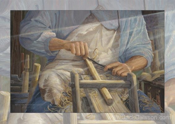 Hands of the Master Craftsman 5x7 Card Inside