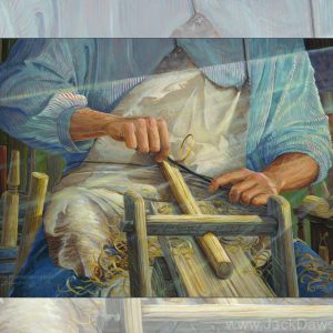 Hands of the Master Craftsman 9x12 Card Front