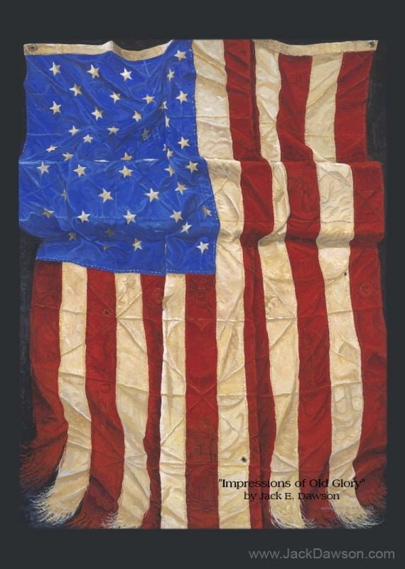 Impressions of Old Glory - Note Cards